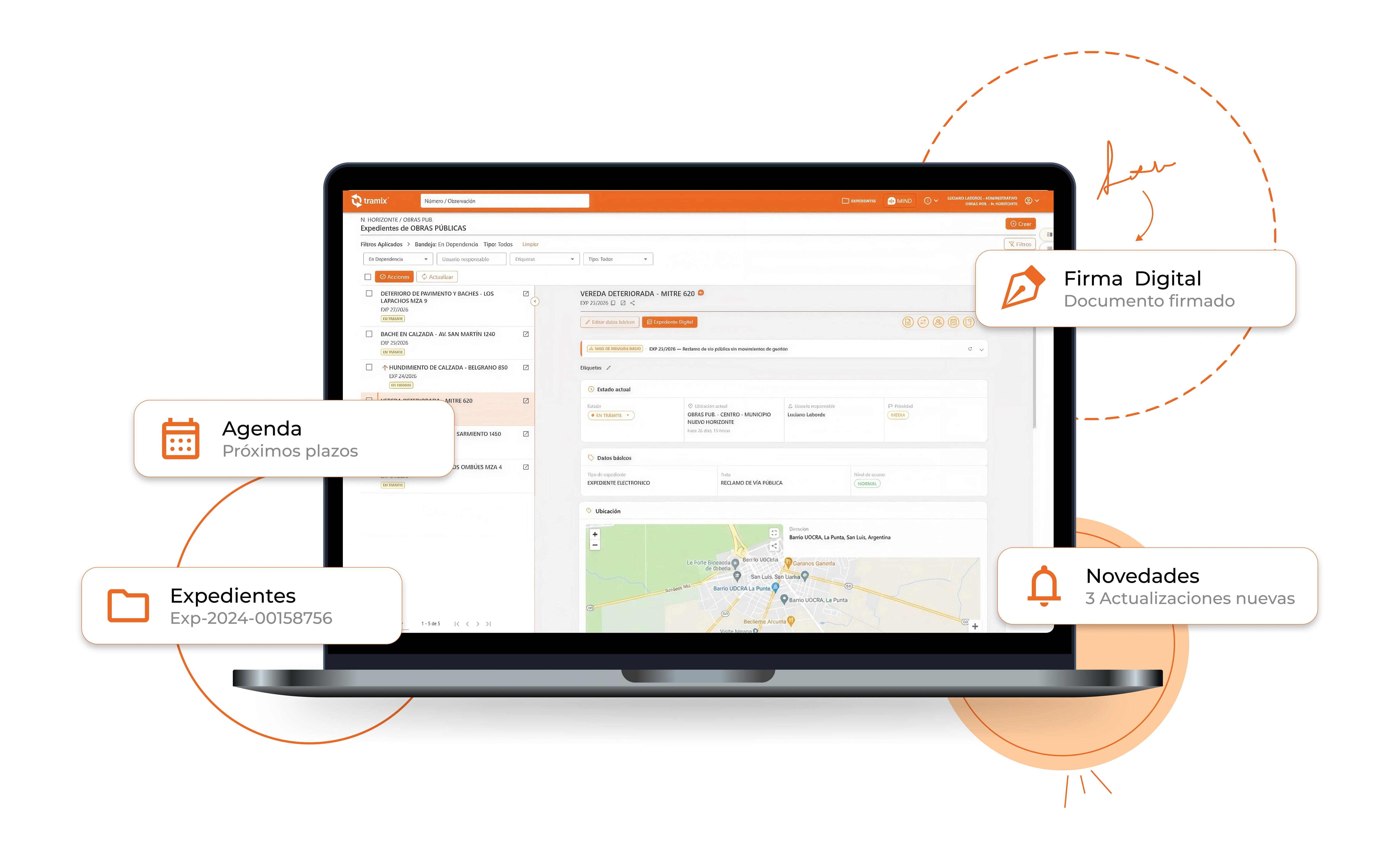 Gestión digital de expedientes en TRAMIX